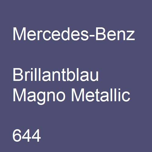 Mercedes-Benz, Brillantblau Magno Metallic, 644.